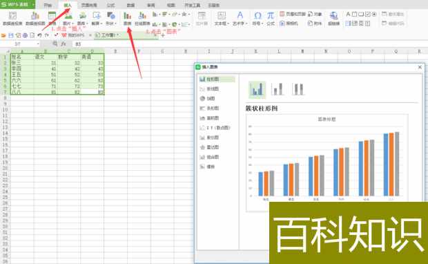 如何用Excel表格画统计图